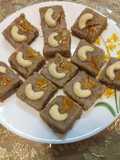 Pheni and dry fruit burfi