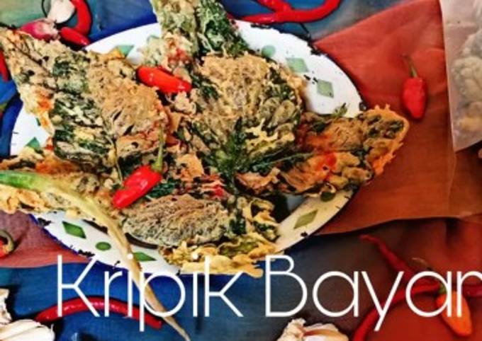 Kripik bayam endul