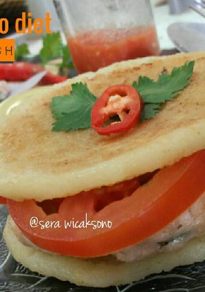 Foto resep Mayo day 5 - lunch | chicken sandwich