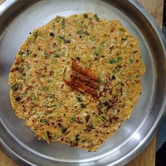 A picture of Leek chilla.