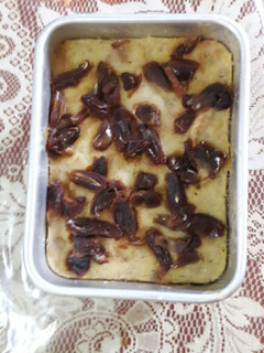 Foto resep Puding roti pisang kukus