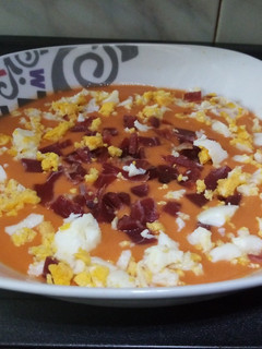 Una foto de Salmorejo