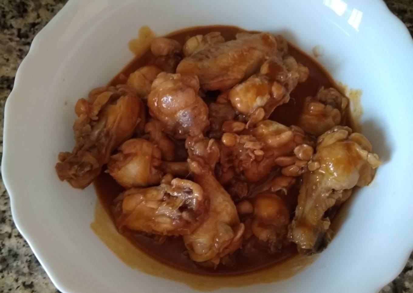 Alitas de pollo en salsa barbacoa Thermomix