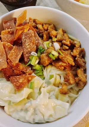 Foto resep Mie ayam + pangsit ala abang abang