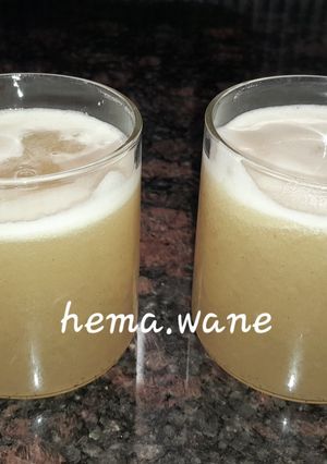 A picture of Panhe (Raw mango sarbat).