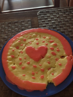 Una foto de Brownie de limón
