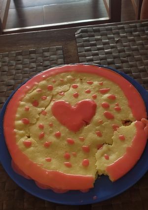 Una foto de Brownie de limón