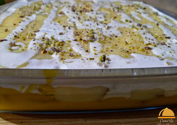 Step-by-Step Guide to Make Quick Mango custard trifle