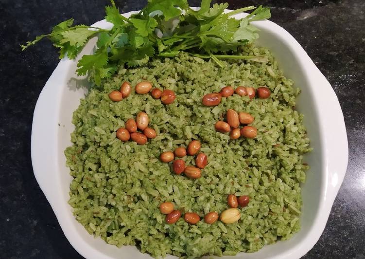 How to Prepare Quick Green poha