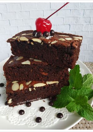 Foto resep Brownies Cokelat Moist ala Tintin Rayner