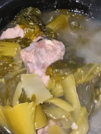 Bagaimana Menyiapkan Bakut sayur asin Bunda Pasti Bisa