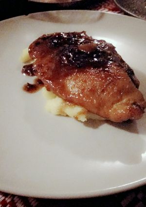 Una foto de Pechugas de pollo a la naranja