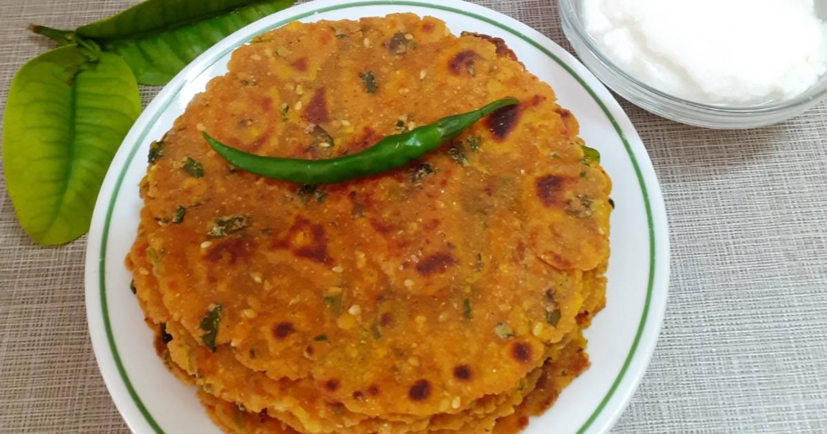Jowar-Wheat Methi Paratha Recipe by Jasmin Motta _ #BeingMotta - Cookpad