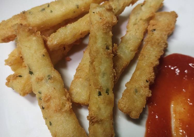 7 Resep: Kentang Goreng Keju/Potato Cheese Stick Anti Gagal!