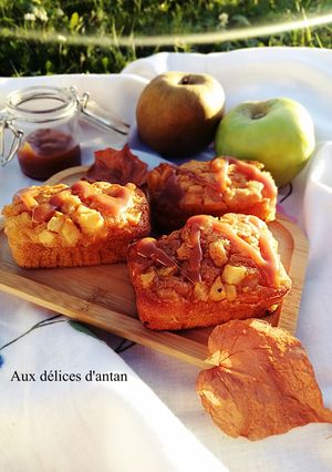 Une photo de Mini cake pomme caramel