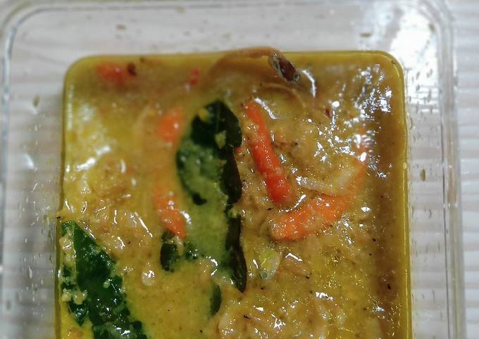 Resep Daun singkong siram santan ebi Anti Gagal