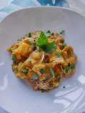 Potaje de garbanzos y mariscos