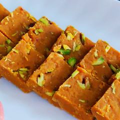 Supersoft besan barfi recipe A picture of Supersoft besan barfi recipe.