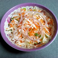 Cabbage salad A picture of Cabbage salad.
