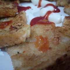 A picture of One Bite Namkeen Toast.