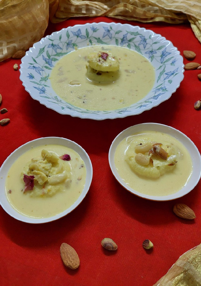 केसर रसमलाई(kesar rasmalai recipe in hindi) रेसिपी मुख्य फोटो