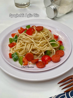 Foto resep Spaghetti Aglio Olio