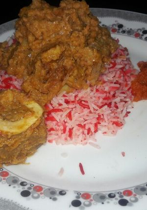 A picture of Biryani #arabic dishes contest.