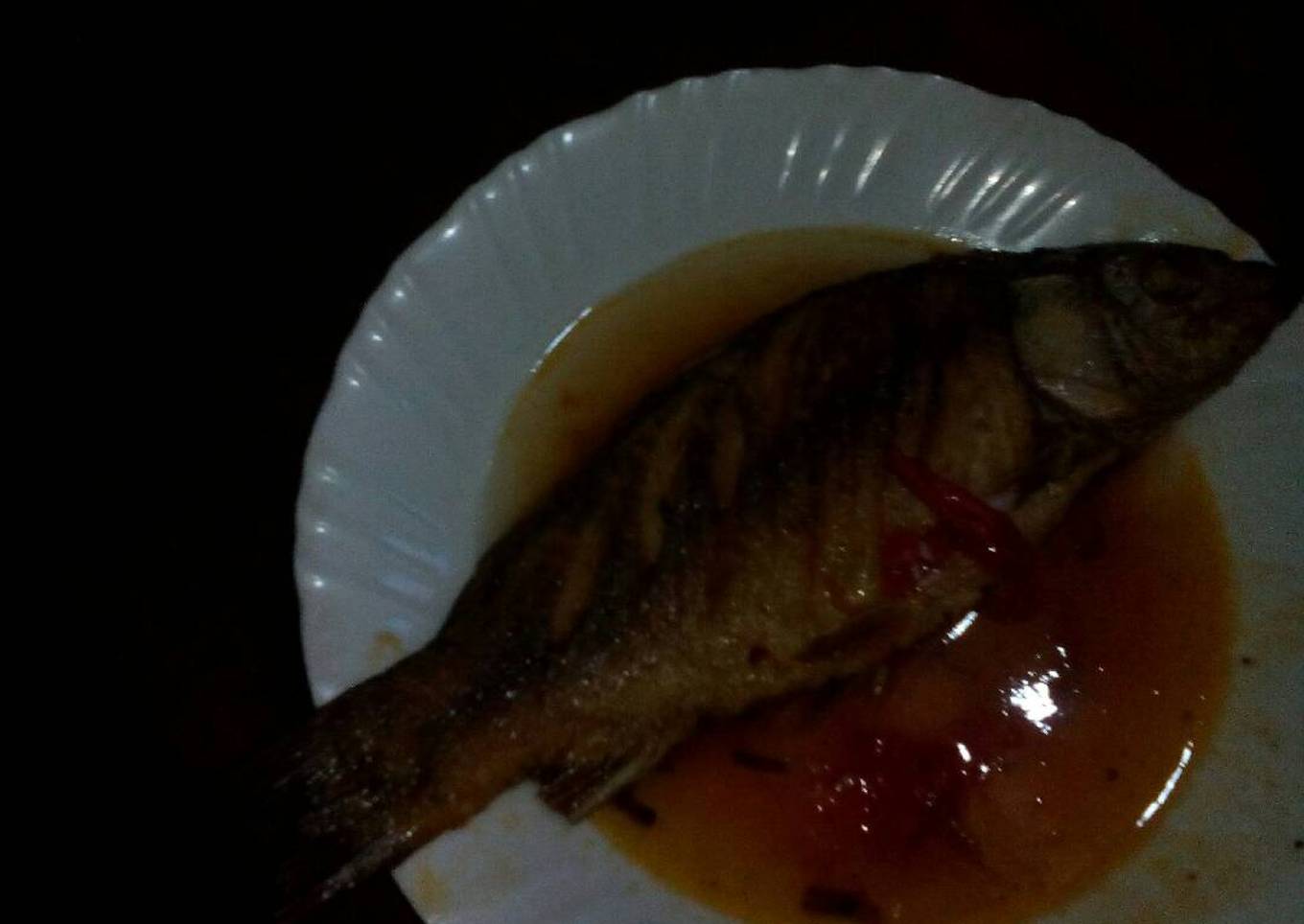 Ugali with fish