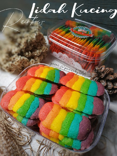 Foto resep Lidah kucing Rainbow