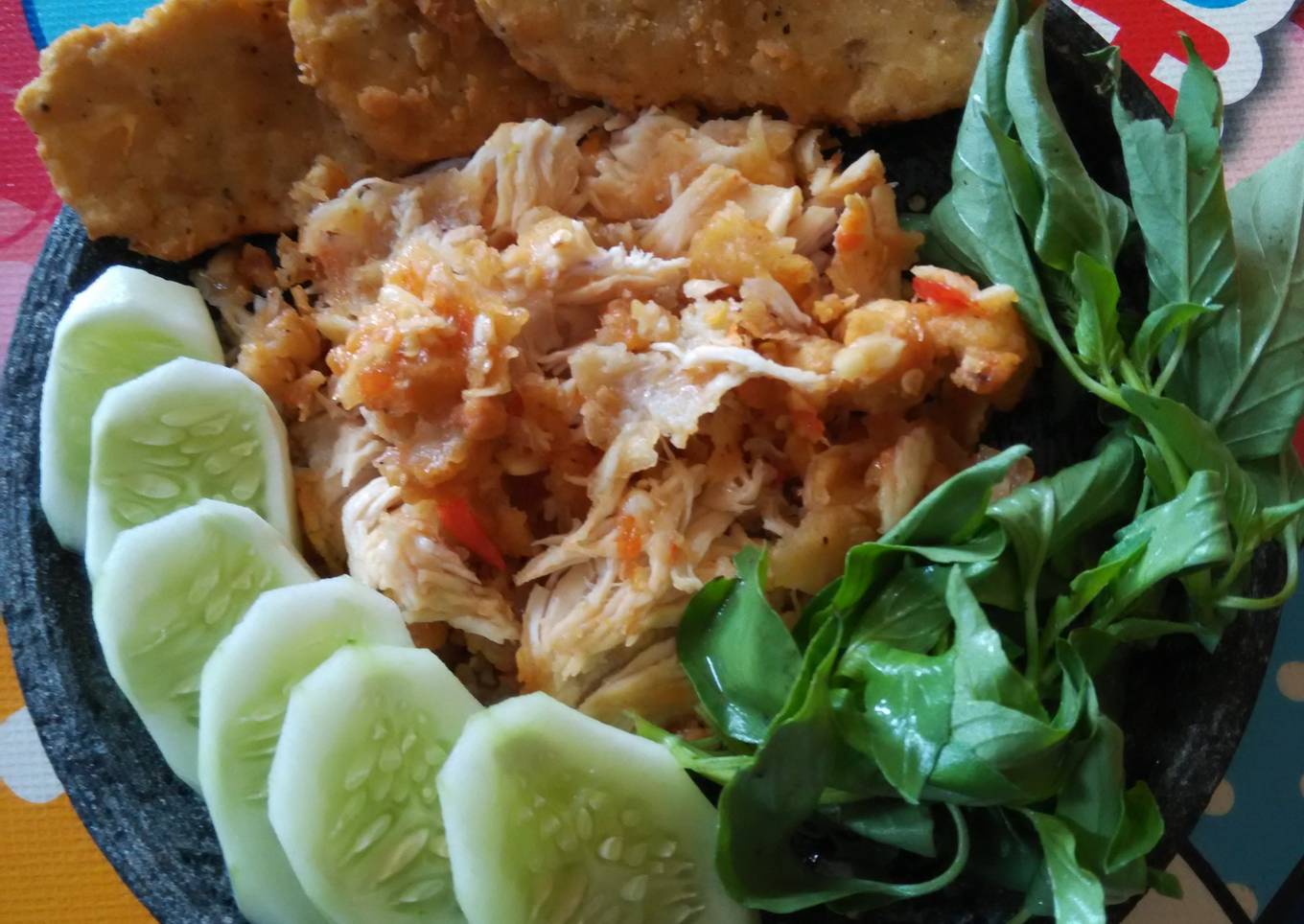 Resep Ayam geprek sederhana, Bisa Manjain Lidah