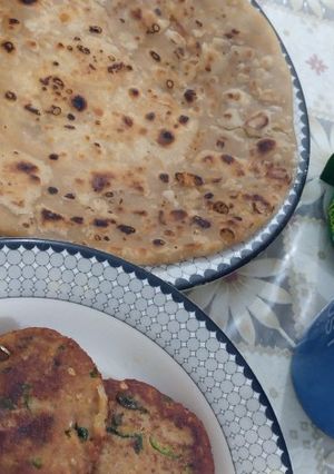 A picture of Khasta paratha recipe.