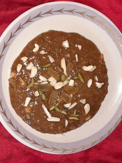 A picture of Walnut Halwa.