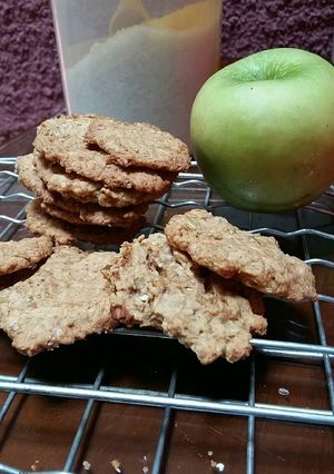 Foto resep Apple Cinnamon Oat Lactation Cookies (Kue kering untuk Booster A