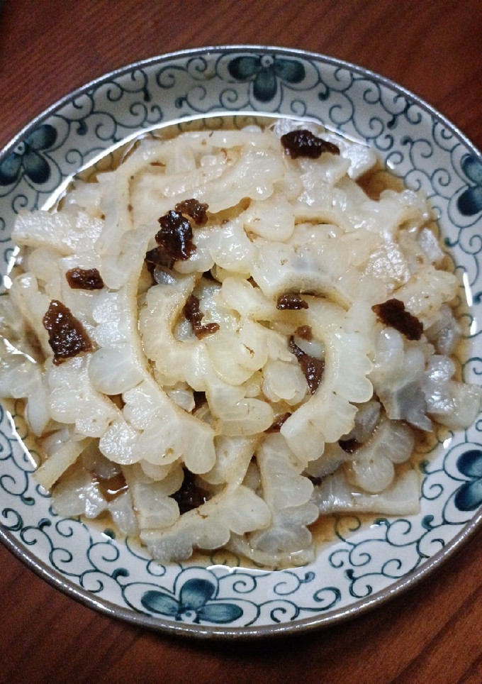 漬梅涼拌苦瓜 的食譜成品照片