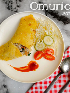 Foto resep Omurice / Nasi Goreng ala Jepang