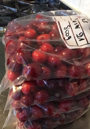 Une photo de Congélation de cerises du jardin