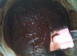 Una foto de Cobertura de chocolate (con chocolate para taza)