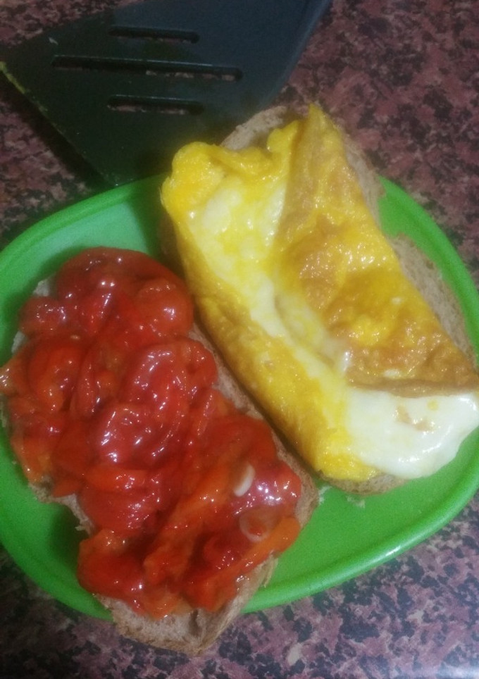 Una foto de Tosta de tortilla francesa