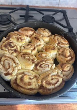 Una foto de Roll de canela sin gluten