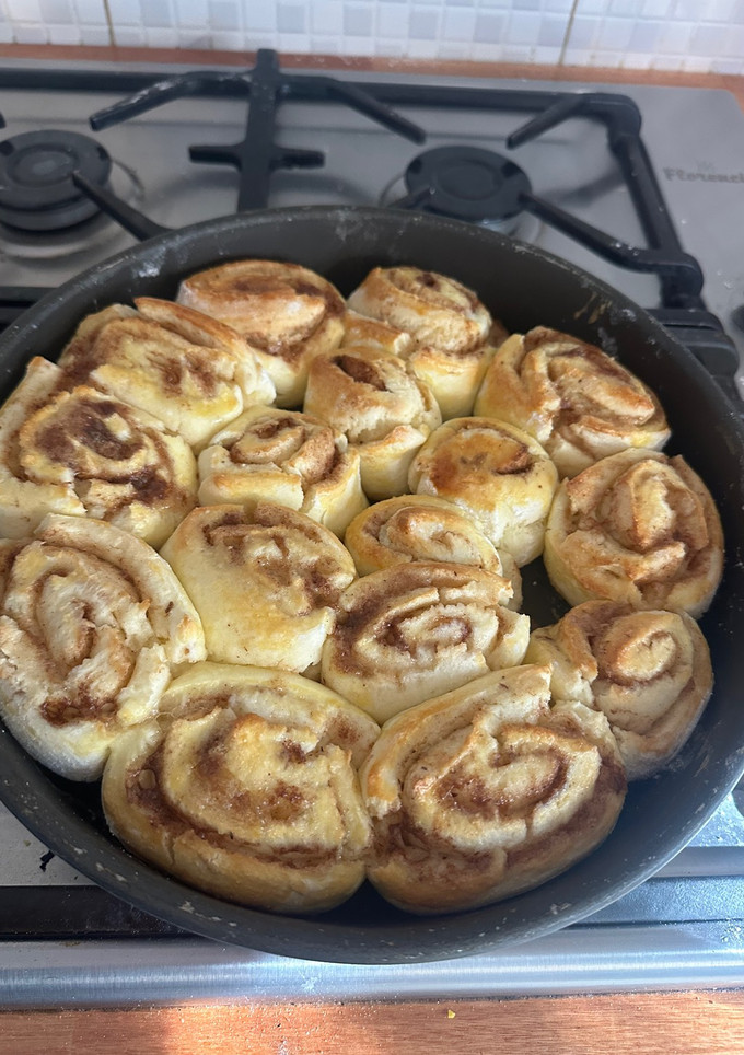 Una foto de Roll de canela sin gluten
