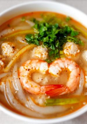 Hình của món Bánh lọt mặn.