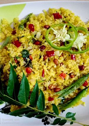 पोहा फल्ली दाना (Poha falli dana recipe in Hindi) रेसिपी मुख्य फोटो
