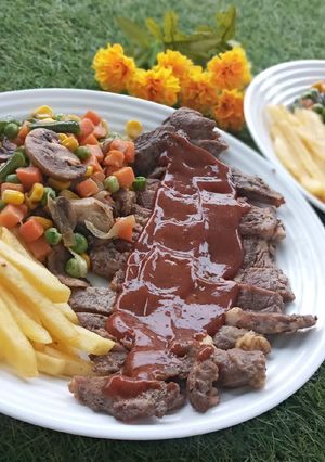 Foto resep Simple Sirloin Steak