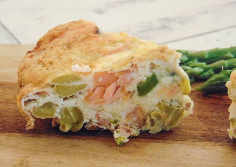 Step-by-Step Guide to Prepare Super Quick Homemade Crustless Salmon Quiche for Picnics