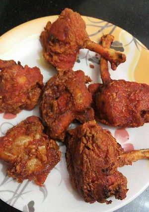 A picture of Chicken lollipop.