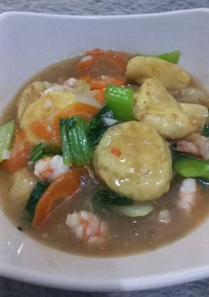 Foto resep Sapo Tahu Udang