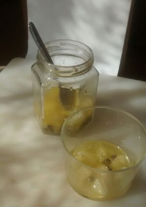 A picture of Lemon peel pickle.