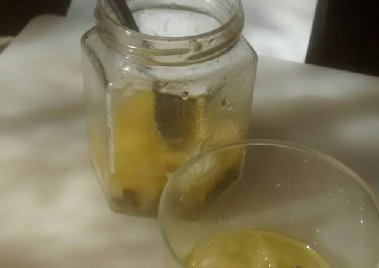 Lemon peel pickle