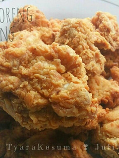 Foto resep Ayam goreng tepung kriukk / fried chicken