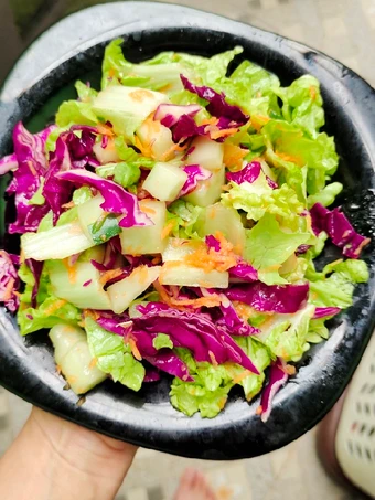 Cara Simple Menyiapkan Resep  Simple salad yang Lezat, Bikin Ketagihan